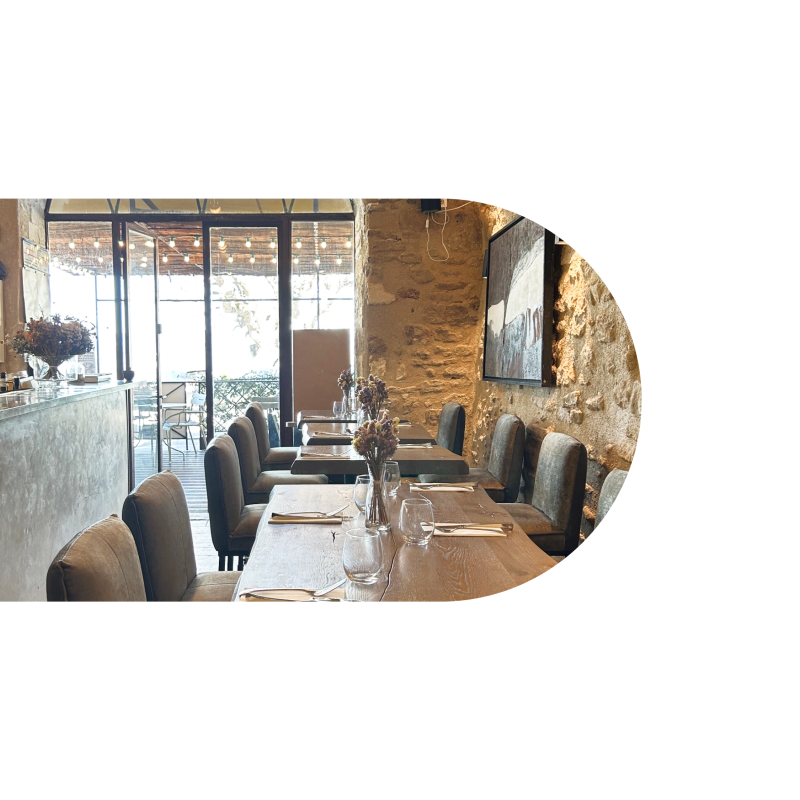 Le restaurant - Nou - restaurant BONNIEUX - restaurant Luberon - Restaurant terrasse Bonnieux