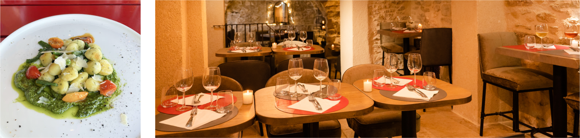 Le restaurant - Nou - restaurant BONNIEUX - restaurant Luberon - Restaurant Bonnieux 84